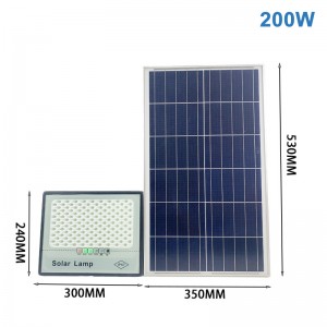 High Lumen Solar LED Flood Light Waterproof Ip65 30w 60w 100w 200w 300w 400w Aluminum Outdoor Led Solar Flood Light For Garden