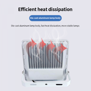 Outdoor Stadium LED Flood Light 400W Waterproof Aluminum Lamp Body 100W-30W Power 220V Voltage 6000K Color Temperature CCT