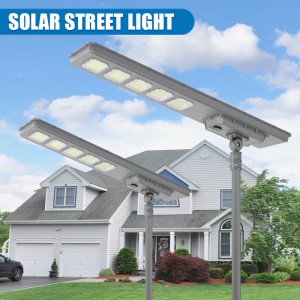All in One Solar Flood Light 100W-200W Integrated LED Street Lighting for Outdoor Garden and Road