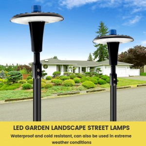 New Private Model Waterproof 150w Led Round Street Light Garden Light Landscape Lamp 30000 Lumens Led Garden Light for square