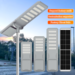 IP65 Waterproof Aluminum Alloy All in One Solar LED Street Light for Outdoor Garden Road and Highway
