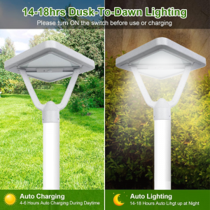 IP65 Waterproof Outdoor UFO Integrated Solar Garden Street Light 30W 50W 100W Energy Saving LED Motion Sensor for Home Office