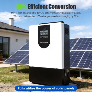 Solar Hybrid Inverter 5kw 10kw Hybrid Solar Inverter Off Grid for Home Energy Storage and Backup