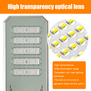 IP65 Waterproof Aluminum Alloy All in One Solar LED Street Light for Outdoor Garden Road and Highway
