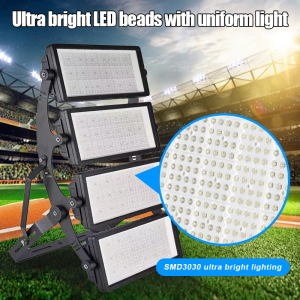 High Lumen SMD LED Flood Light 50W-2000W High Brightness for Football Soccer Stadium Waterproof IP65 IP67 Aluminum for Sports