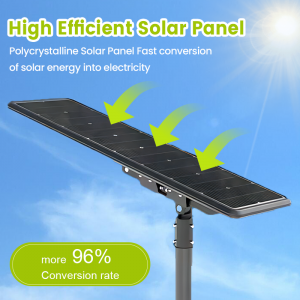 High Power Aluminum IP65 Waterproof Integrated All In One LED Solar Street Lights 100W 200W 300W 400W Range for Outdoor Use