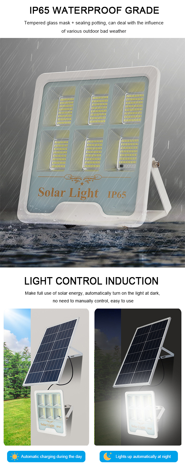 50W 100W 200W 300W die cast aluminum solar flood light (5)