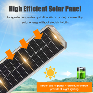 Outdoor Waterproof IP65 Aluminum 150W-400W Radar Sensor LED Solar Street Light with Remote Control for Road Application