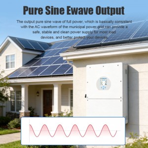 Integrated MPPT Charger Hybrid Solar Inverter Sine Ewave Output DC48V Inverter for Home Energy Storage Esystem