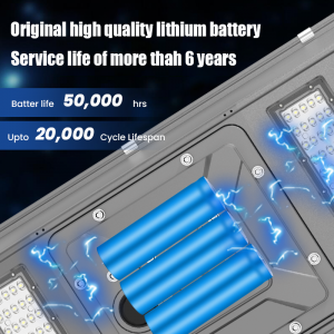 StreetLight Ip65 Waterproof Outdoor Smd Solar Light 100w 150w Die cast Aluminum All In One Integrated Led Solar Street Light