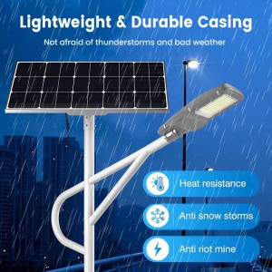 Solar Street Lamp Outdoor LED for Public Road with Efficient LED Street Light and Solar Power System