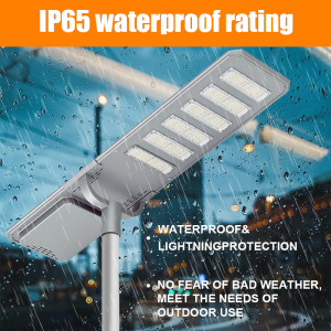 IP65 Waterproof Aluminum Alloy All in One Solar LED Street Light for Outdoor Garden Road and Highway
