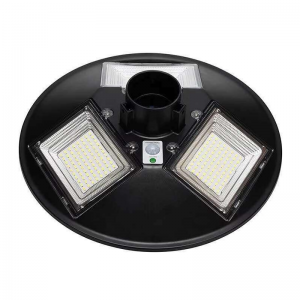 High Lumen Ip65 Remote Solar Garden Light Control Sensor UFO Lamp Park 10w 20w 30w 40w 50w All In One LED Solar Garden Light