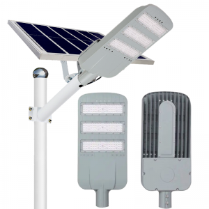 Aluminum LED Solar Street Light Outdoor High Lumen 100w-500w Waterproof IP65 for Road Application 60w Power Supply from Battery