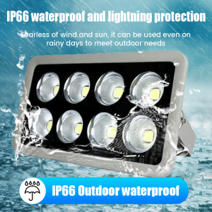 Super Bright Garden Stadium Light 100w 200w 300w 500w 800w 1000w Ip66 Waterproof Sports Stadiums Outdoor Cob Led Flood Light