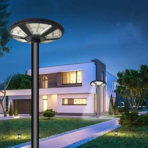 High Quality Outdoor Garden Lamp ABS Remote Control Ip65 Waterproof 50w 100w 150w 200w 250w Integrated Solar Led Garden Light
