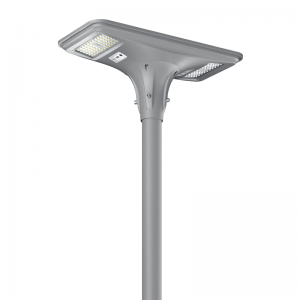 IP67 Waterproof All in One 300W 500W 600W Integrated Street Lamp LED Solar Powered Street Light with ABS Pole for Outdoor Use