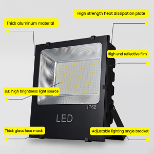 Aluminum Outdoor SMD 3030 LED Flood Light Waterproof IP65 IP66 for Stadium Warehouse Theme Park Garden 100W 150W 200W 300W 400W