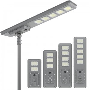 All in One Solar Flood Light 100W-200W Integrated LED Street Lighting for Outdoor Garden and Road
