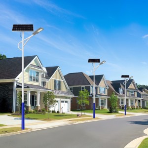 Solar Street Lamp Outdoor LED for Public Road with Efficient LED Street Light and Solar Power System