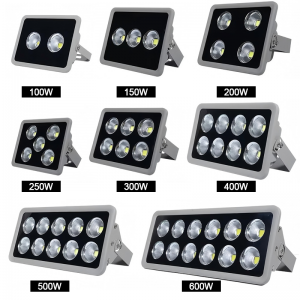 Super Bright Garden Stadium Light 100w 200w 300w 500w 800w 1000w Ip66 Waterproof Sports Stadiums Outdoor Cob Led Flood Light