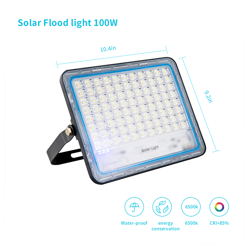 Renewable Design for Dimmable Flood Light - Aluminum housing outdoor solar led street light IP67 waterproof with remote control – Hongzhun