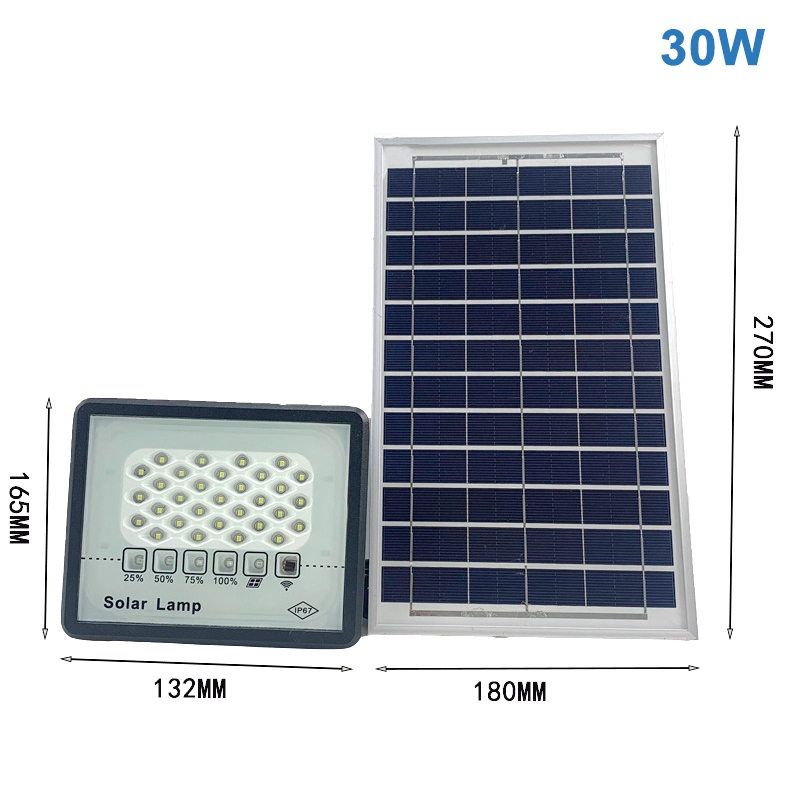 Rapid Delivery for Led Outdoor Flood Lights 100w Warm - High efficiency super bright IP67 waterproof 50w 100w 200W outdoor LED Solar Flood Lights – Hongzhun