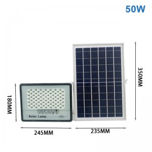 High efficiency super bright IP67 waterproof 50w 100w 200W outdoor LED Solar Flood Lights
