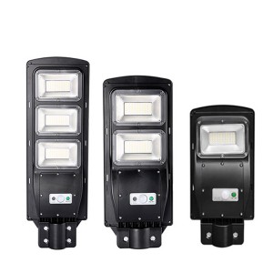 High power ABS Solar LED Street Light with Motion Sensor and Light Control