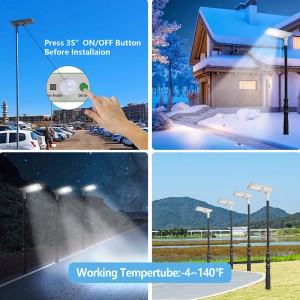 High quality outdoor IP65 waterproof solar led street light 100w 180w
