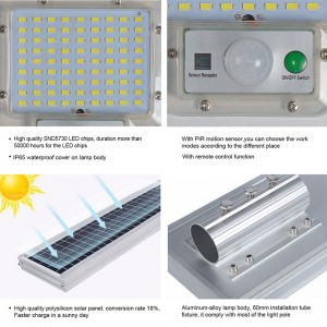 ce led solar street light 50w 100w 150w 200w