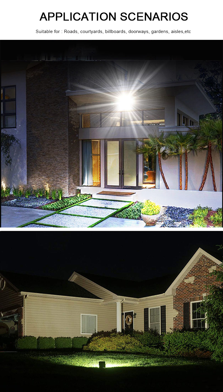 ultra slim 100w 200w 300w outdoor led flood light (7)